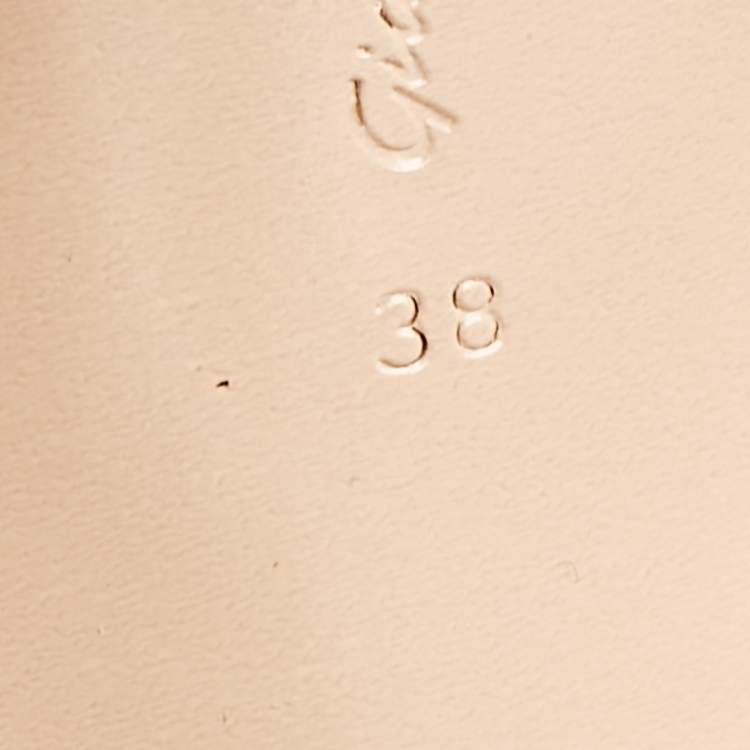 Pre Owned Gianvito Rossi Black Suede Elle Slide Sandals Size 38