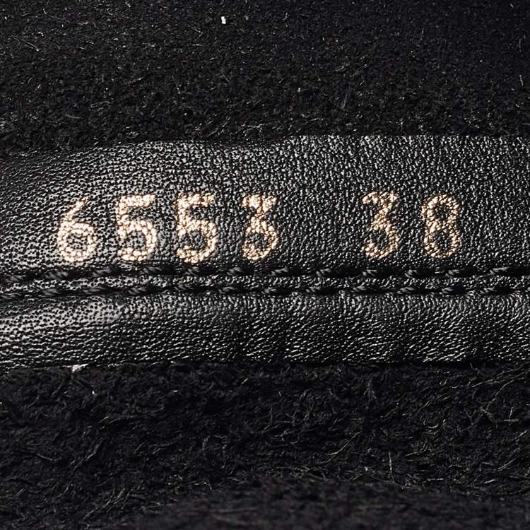 Pre Owned Gianvito Rossi Black Leather Knee Length Boots Size 39