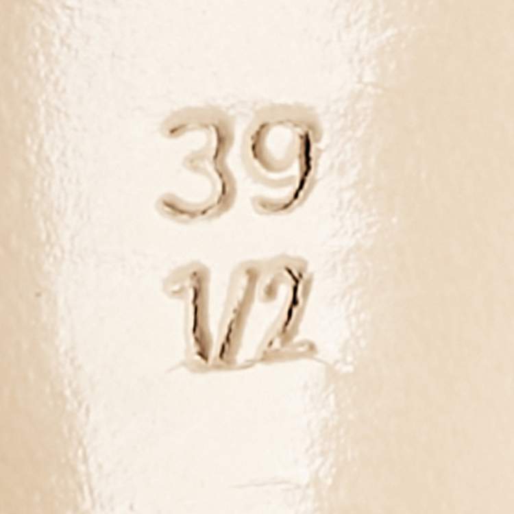 Pre Owned Gianvito Rossi Black Fabric and Satin Fringe Ankle Strap Sandals Size 39.5