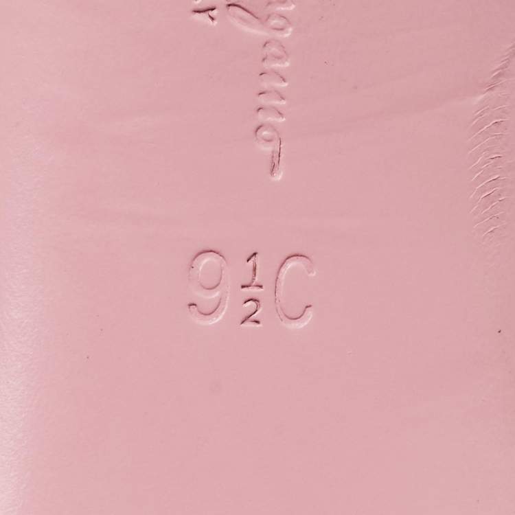 Pre Owned Gianvito Rossi Purple Patent Leather Slingback Pointed Toe Pumps Size 40