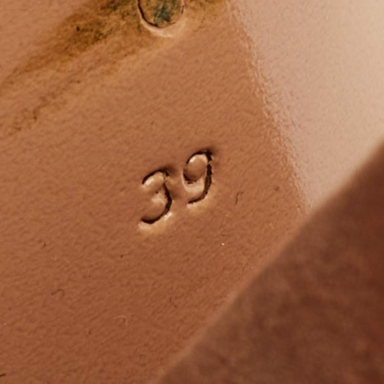 Pre Owned Gianvito Rossi Hayes Buckle Size 39 Beige Suede Block Heel Ankle Strap Sandals