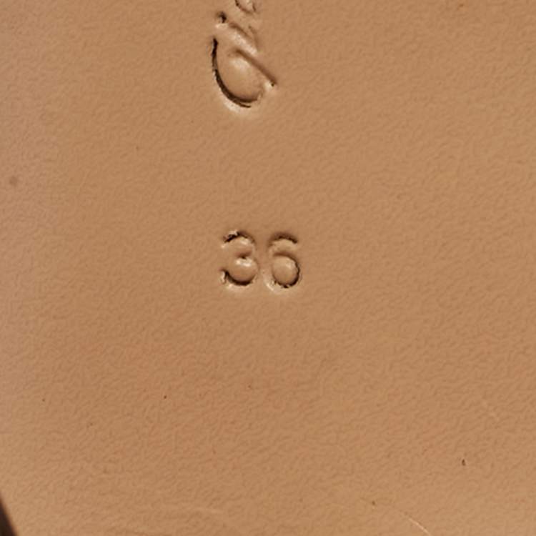 Pre Owned Gianvito Rossi Size 36 Silver/Brown Python Leather Mules