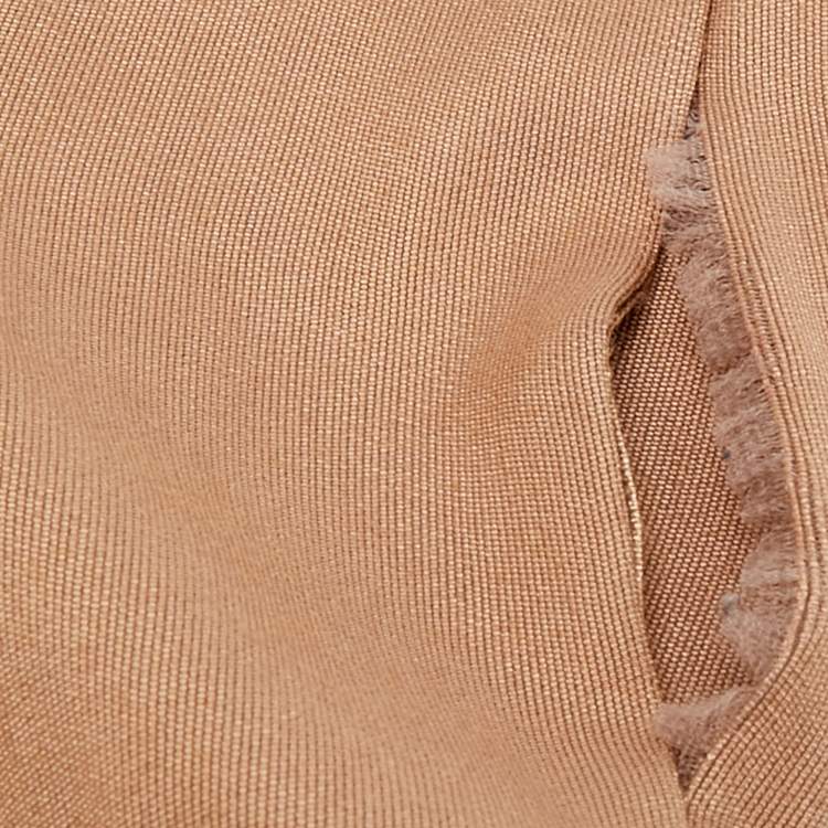 Pre Owned Gianvito Rossi Plexi Size 38 Gold/Transparent  Leather and PVC Pumps