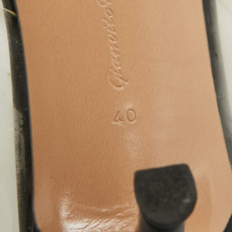 Pre Owned Gianvito Rossi Lotus Size 40 Transparent PVC Thong Sandals