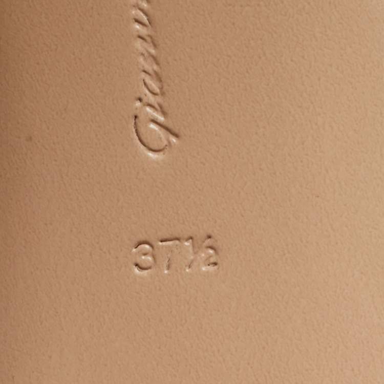 مملوكة مسبقًا Gianvito Rossi Betty Size 37.5 Transparent PVC Platform Slide Sandals