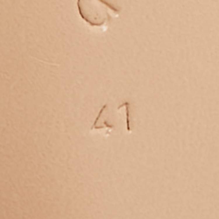 Pre Owned Gianvito Rossi Size 41 Transparent Leather and PVC Ankle Strap Sandals