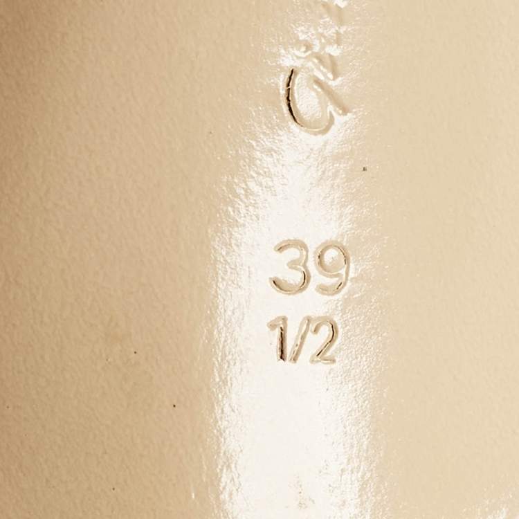 Pre Owned Gianvito Rossi Opera Size 39.5 Beige Satin Ankle Strap Sandals