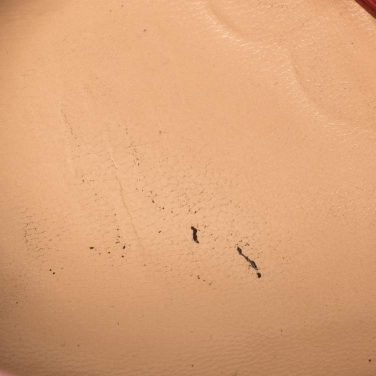 Pre Owned Gianvito Rossi Red Patent Leather Pointed Toe Pumps Size 40