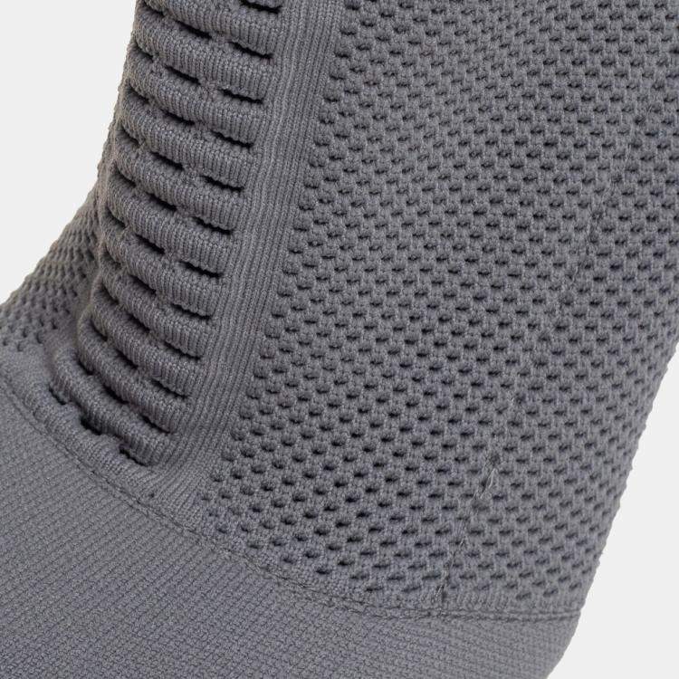 Pre Owned Gianvito Rossi Grey Stretch Knit Thurlow Ankle Boots Size 39