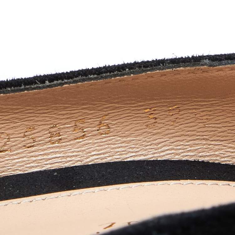 Pre Owned Gianvito Rossi Black Suede Pumps Size 39.5