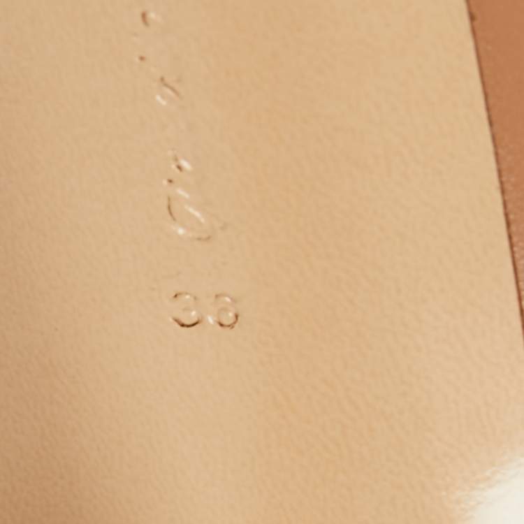 Pre Owned Gianvito Rossi Beige Leather Pointed Toe Pumps Size 36