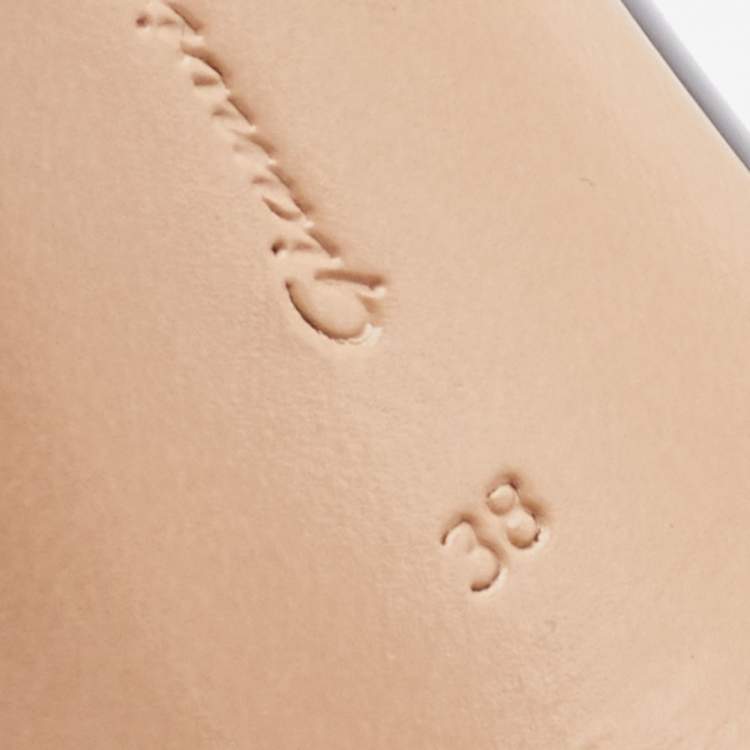 مملوكة مسبقًا Gianvito Rossi Black Patent Leather Pointed Toe Pumps Size 38