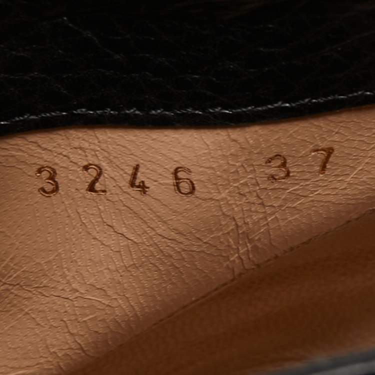 Pre Owned Gianvito Rossi Black Leather Ankle Boots Size 37