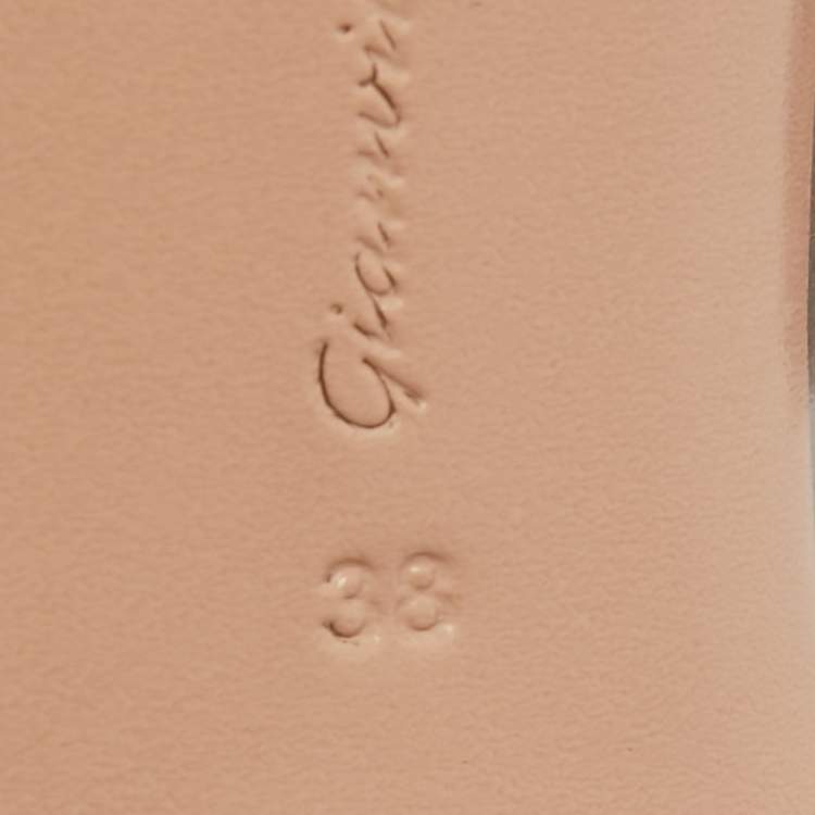 Pre Owned Gianvito Rossi Grey Suede and PVC Plexi Pumps Size 38