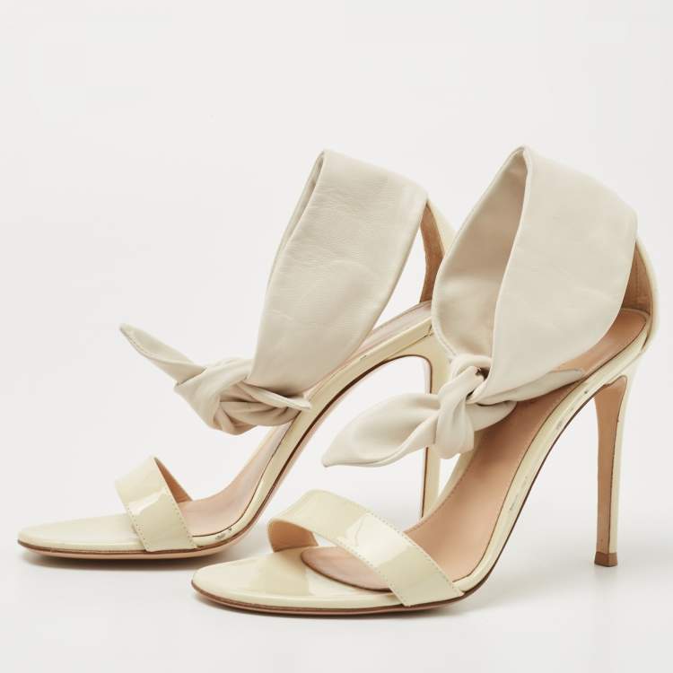 Cream ankle sale strap heels