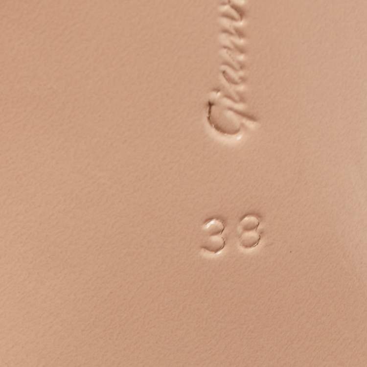 Pre Owned Gianvito Rossi Black Suede Portofino Ankle Strap Block Heel Sandals Size 38