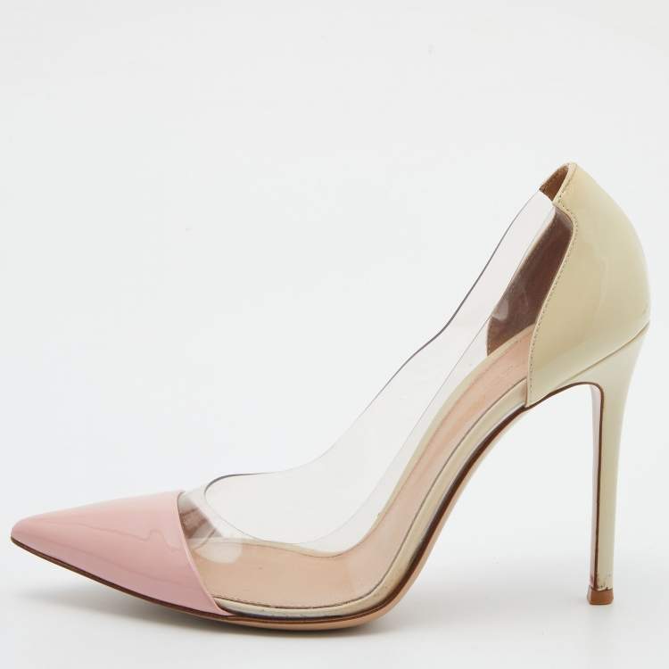 gianvito rossi yellow pumps