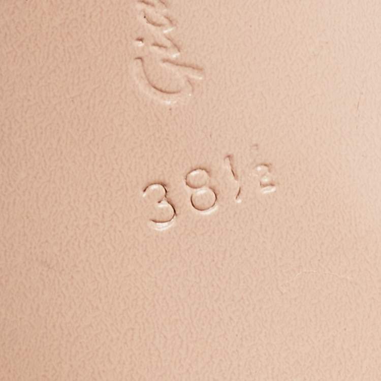 Pre Owned Gianvito Rossi Black/Brown PVC Plexi Slide Sandals Size 38.5