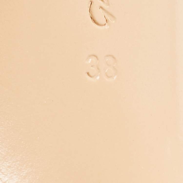 Pre Owned Gianvito Rossi Black Leather and PVC Plexi Pointed Toe Pumps Size 38