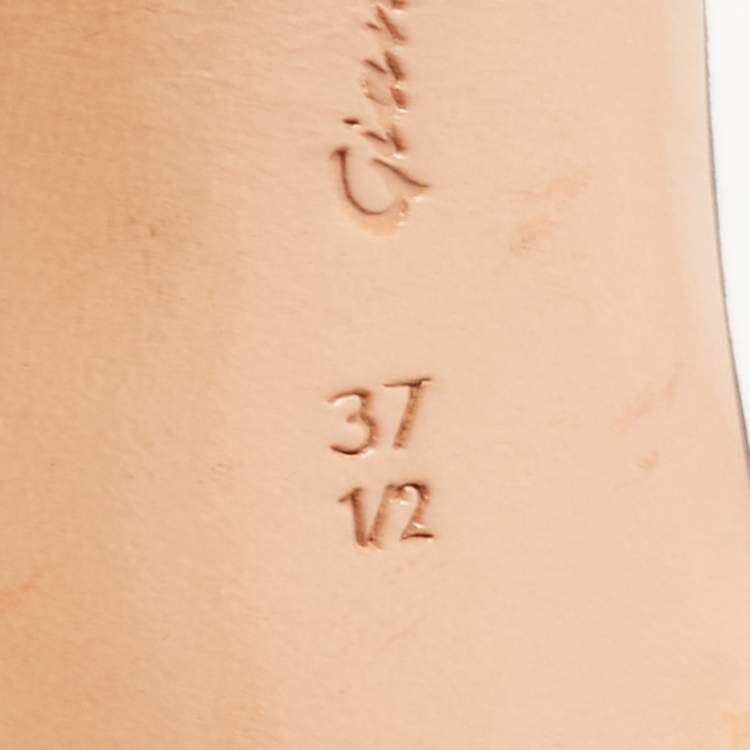 Pre Owned Gianvito Rossi Black Satin Crystal Embellished Ankle Strap Sandals Size 37.5