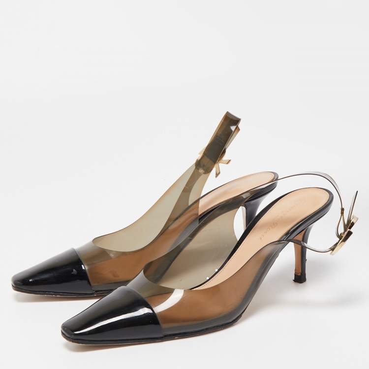 Gianvito rossi black patent on sale pumps