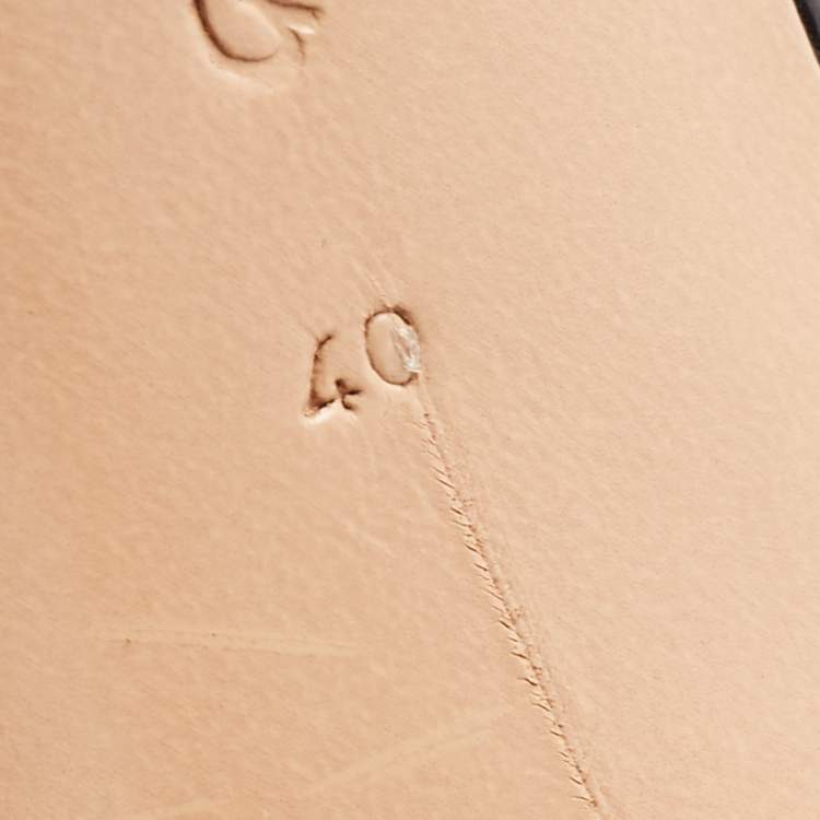 Pre Owned Gianvito Rossi Black Patent Leather Pointed Toe Pumps Size 40