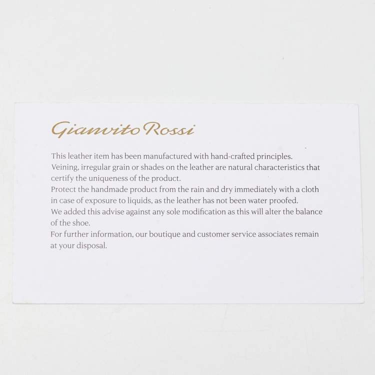 Pre Owned Gianvito Rossi Black Leather Thong Flats Slides Size 36