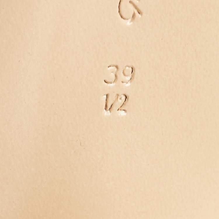 Pre Owned Gianvito Rossi Metallic Blue Leather Gianvito Pumps Size 39.5