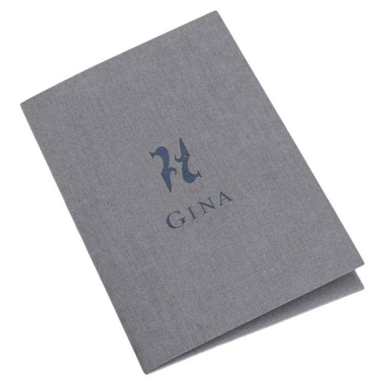 Pre Owned Gina  Grey Crystal Leather Orion Slide Sandals Size 37