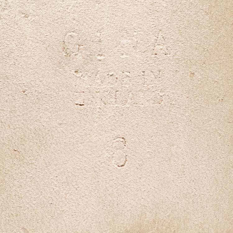 Pre Owned Gina Brown Croc Embossed Patent Leather Slide Sandals Size 41