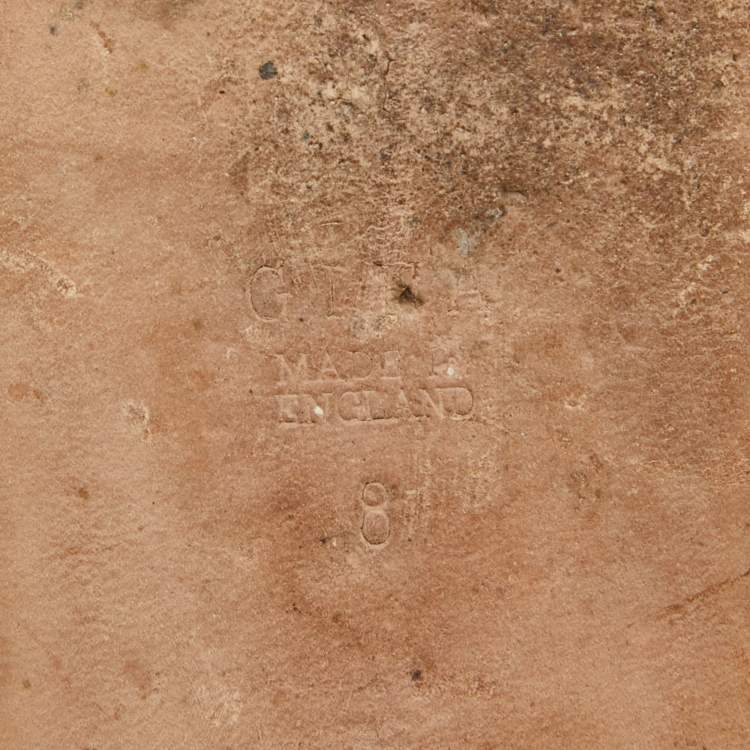 Pre Owned Gina Black Croc Embossed Patent Crystal Embellished Flat Slide Sandals Size 41