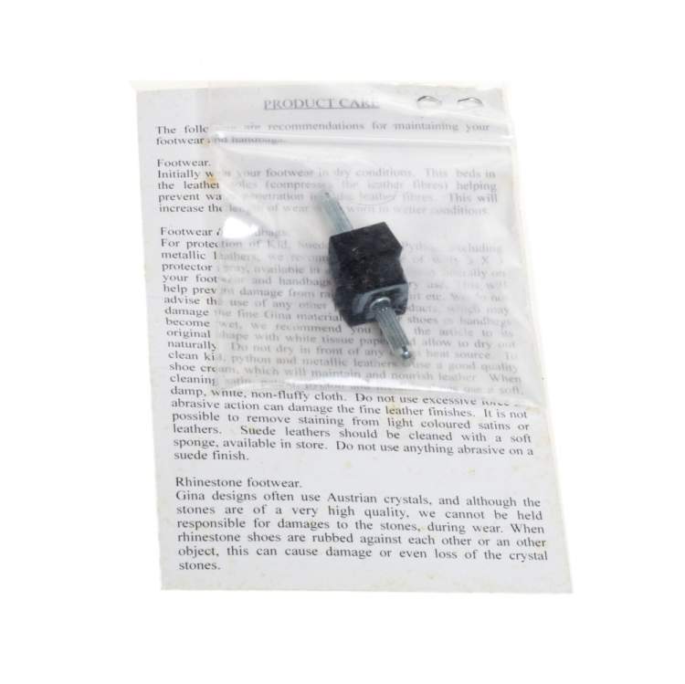 Pre Owned Gina Black Satin Crystal Embellished Thong Sandals Size 38