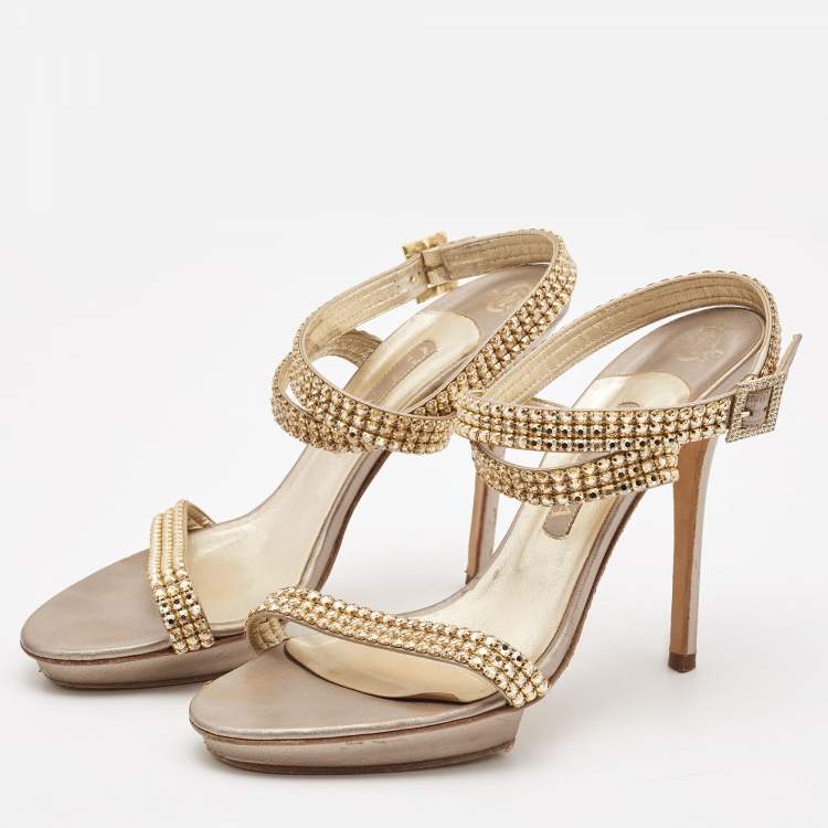 Luxury Crystal Suede Platform Silver Platform Sandals For Women With Buckle  Slide, Slipper Stripes, And Flat Rubber Sole Designer Leather Slides With  Box From Brandshoes_th, $51.67 | DHgate.Com