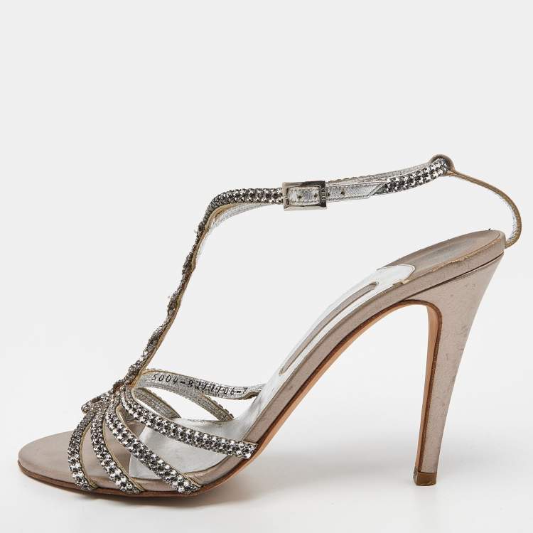 Heels | Saro Diamante Plait Lace Up Heels | Dorothy Perkins