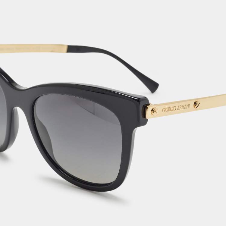 Pre Owned Giorgio Armani Black Gradient AR8011Square Sunglasses