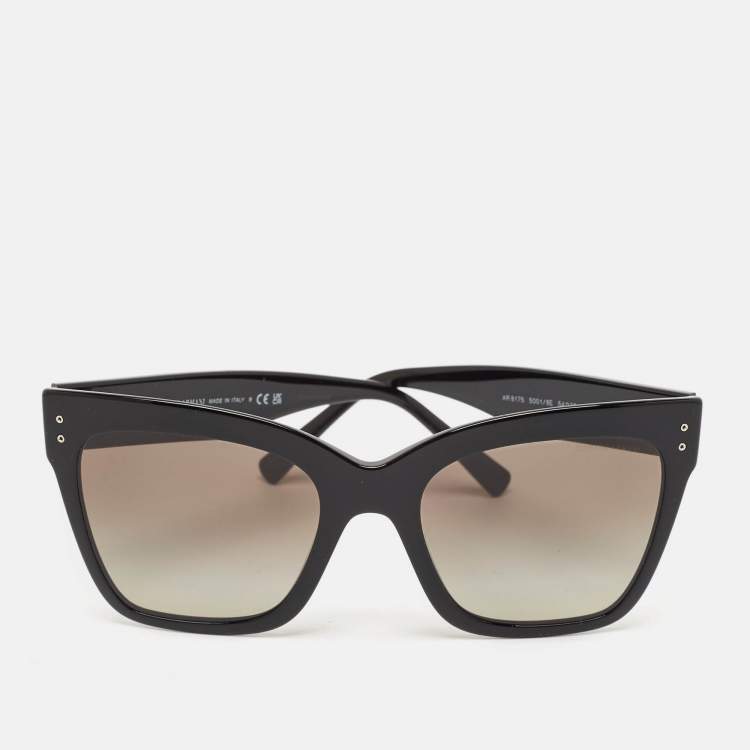 Pre Owned Giorgio Armani Black Gradient AR8175 Square Sunglasses