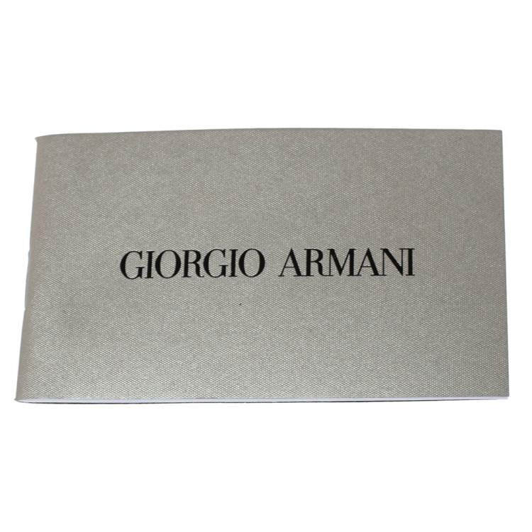 مملوكة مسبقًا Giorgio Armani Brown/ Olive Green AR8017RZ Leather Retro Motorcycle Sunglasses
