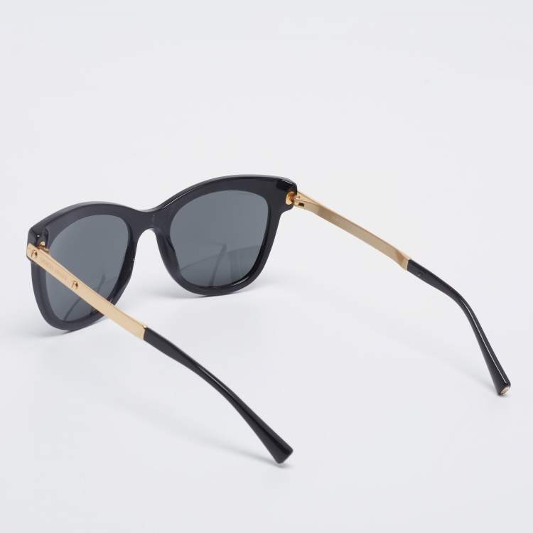 Pre Owned Giorgio Armani Black AR8011 Oval Sunglasses