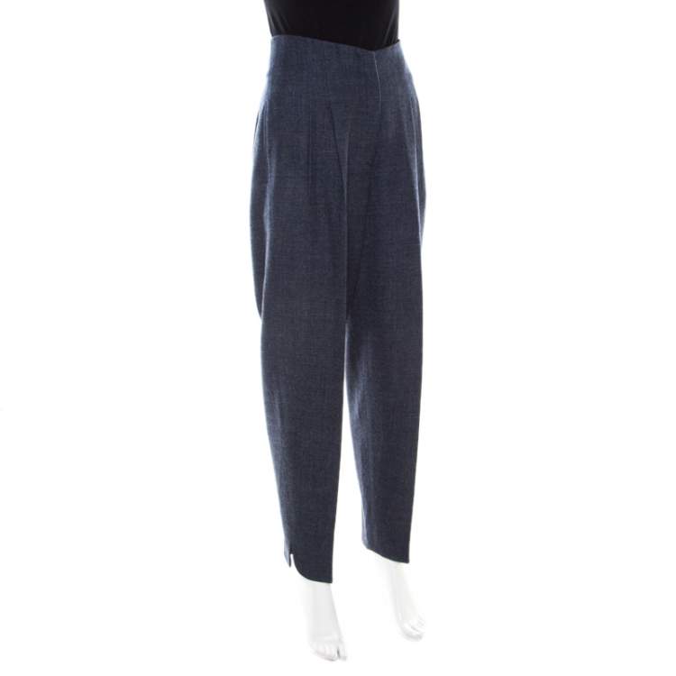 navy blue armani pants