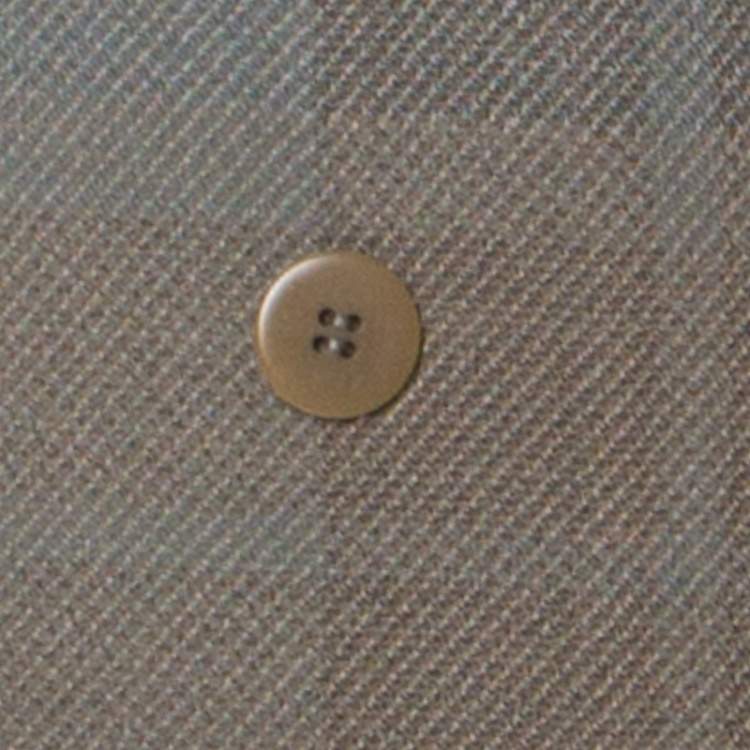 Pre Owned Giorgio Armani Bicolor Checked Wool Blend Double Breasted Blazer L