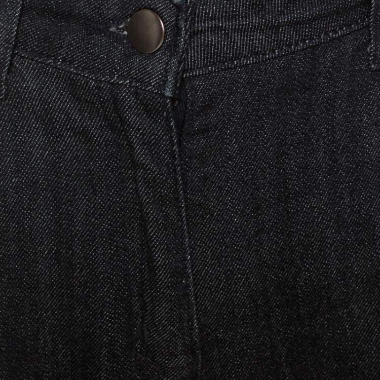 Pre Owned Giorgio Armani Indigo Blue Denim Straight Fit Jeans S