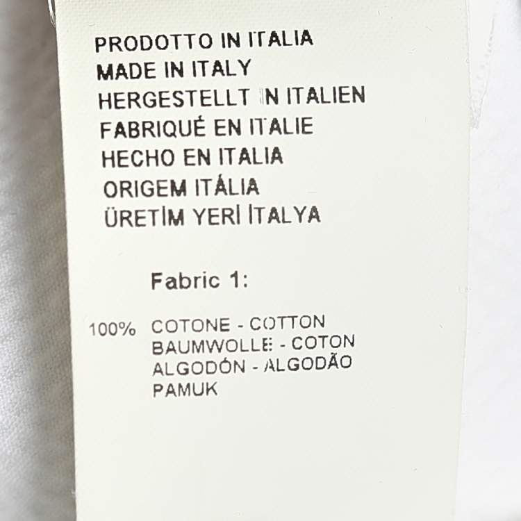 Pre Owned Giorgio Armani White Cotton Sleeveless Wrap Top M