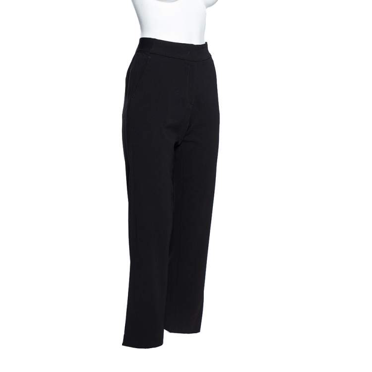 Wool trousers Emporio Armani Black size 50 IT in Wool - 41545138