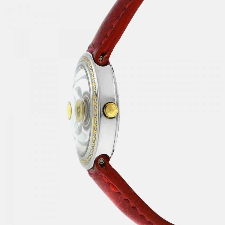 Pre Owned Girard-Perregaux Equation Focal 5010 Quartz Off-white Stainless Steel Women’s Wristwatch 26 mm
