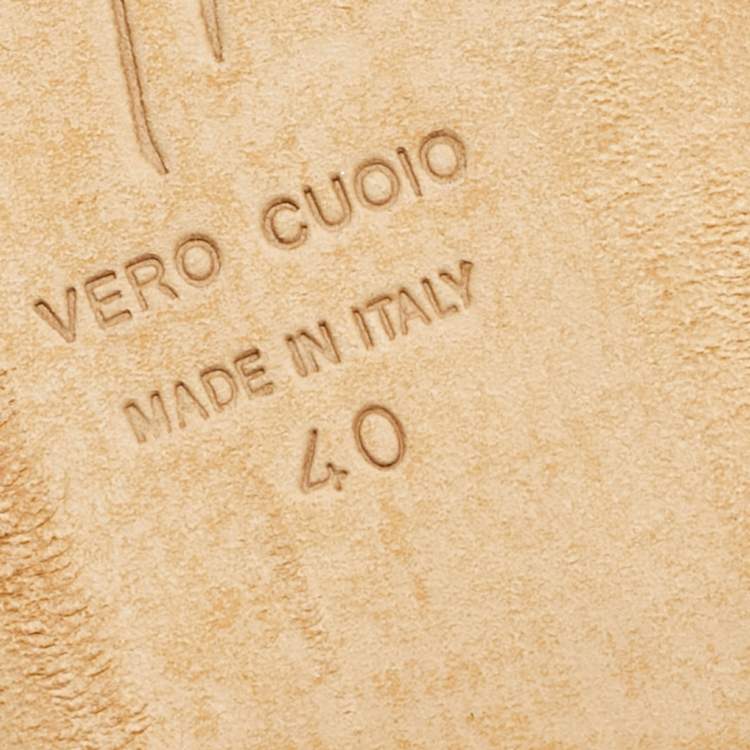 Pre Owned Giuseppe Zanotti Pink Quilted Leather Ballet Flats Size 40