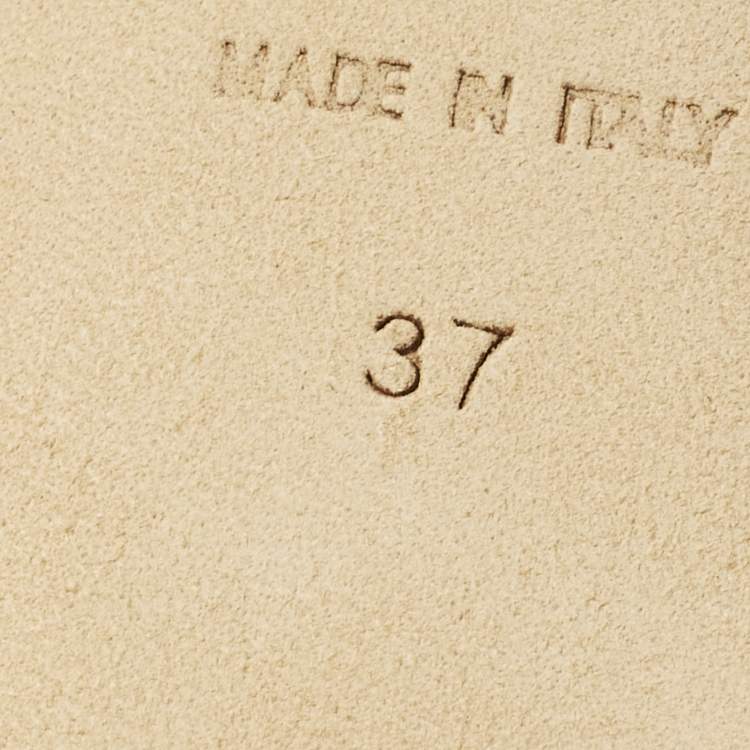 Pre Owned Giuseppe Zanotti Lilibeth Size 37 Blush Pink Glitter Slingback Sandals