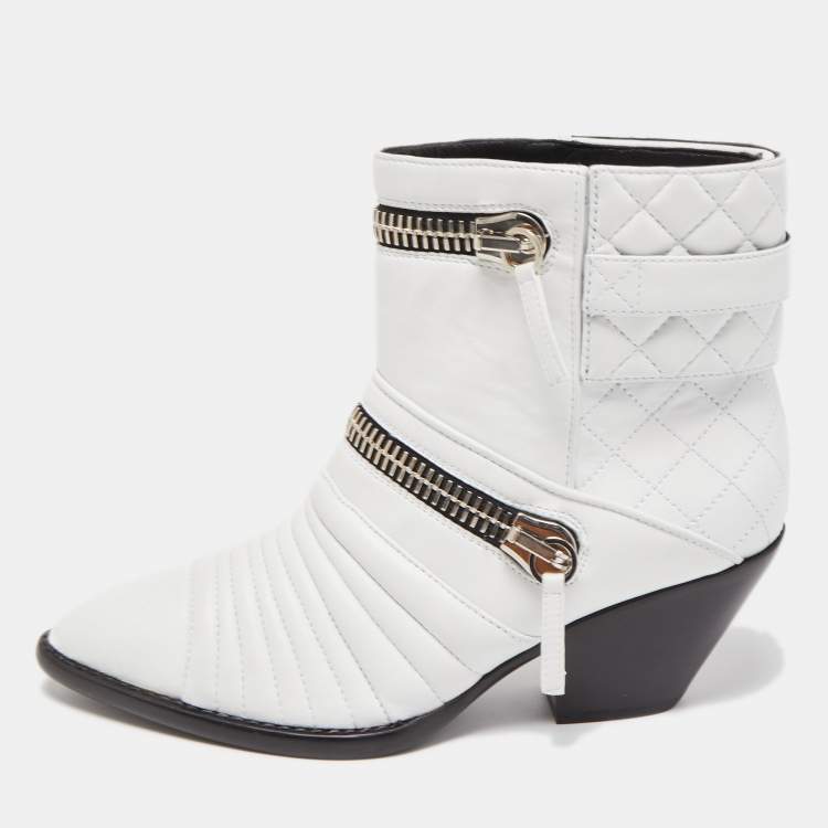 Giuseppe zanotti white clearance boots