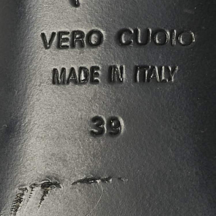 Pre Owned Giuseppe Zanotti Black Suede Crystal Embellished  Ankle Strap Sandals Size 39