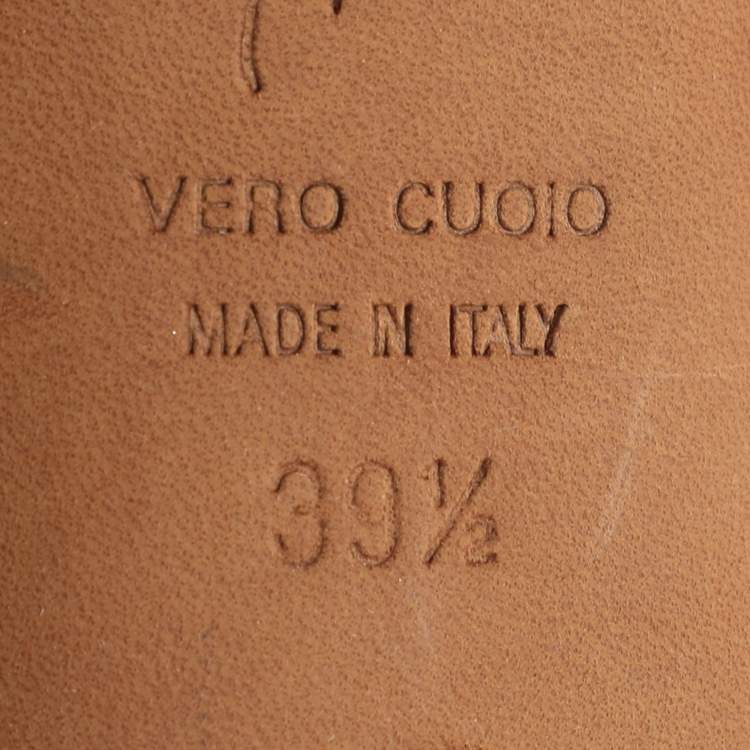 Pre Owned Giuseppe Zanotti Yellow Suede Slingback Platform Pumps Size 39.5