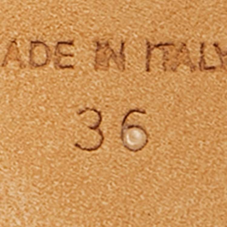 Pre Owned Giuseppe Zanotti Sharon Size 36 Red Leather Peep Toe Pumps